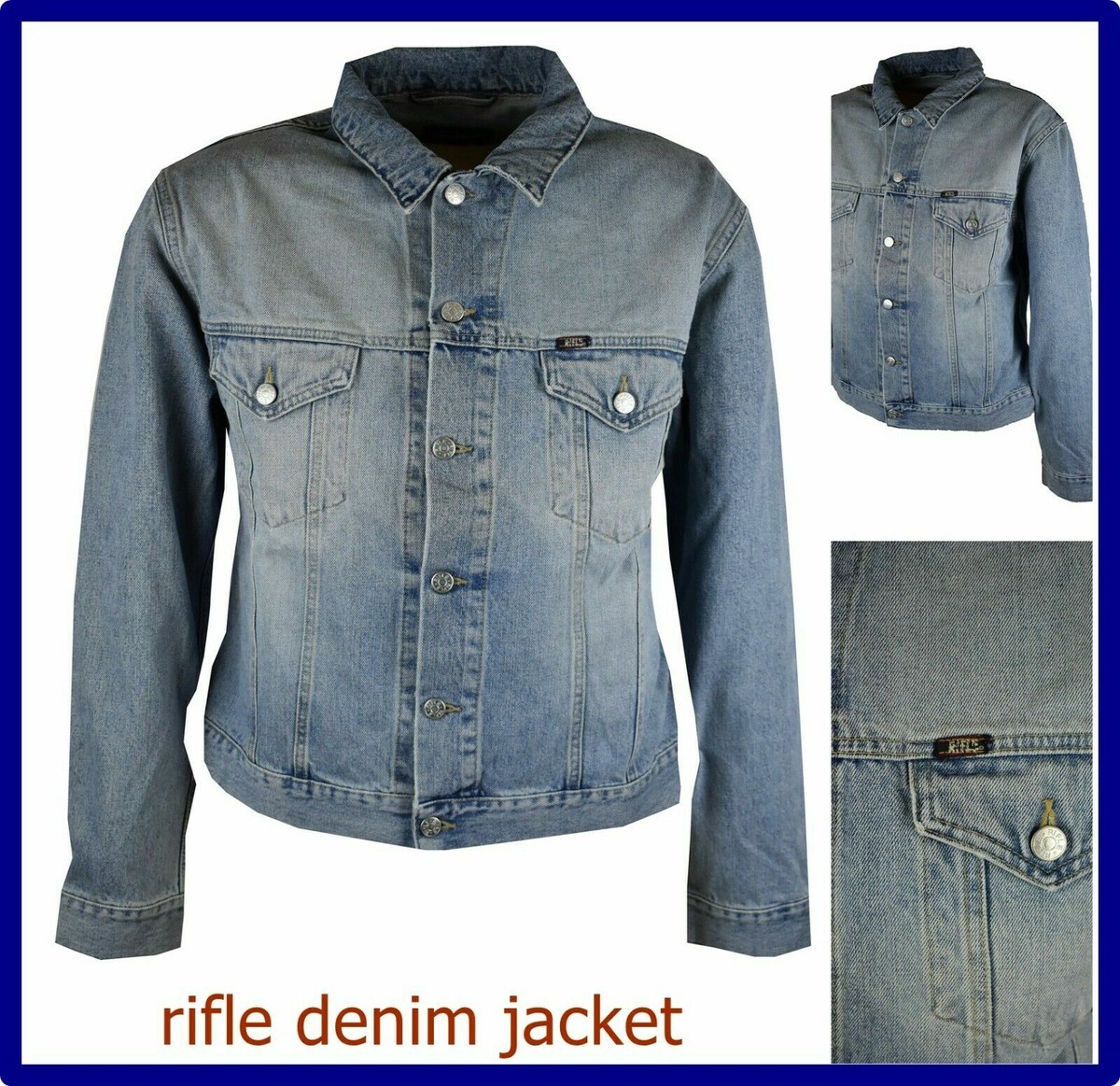 Gilet in jeans da uomo, casual, senza maniche, per motociclisti, alla moda, classico, da uomo, in denim, classico, alla moda, per il tempo libero, da motociclista, B blu., L