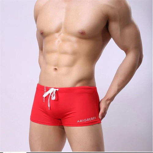 Costume da bagno uomo estivo pantaloncini da bagno costume intimo boxer slip pantaloni - Foto 14 di 24