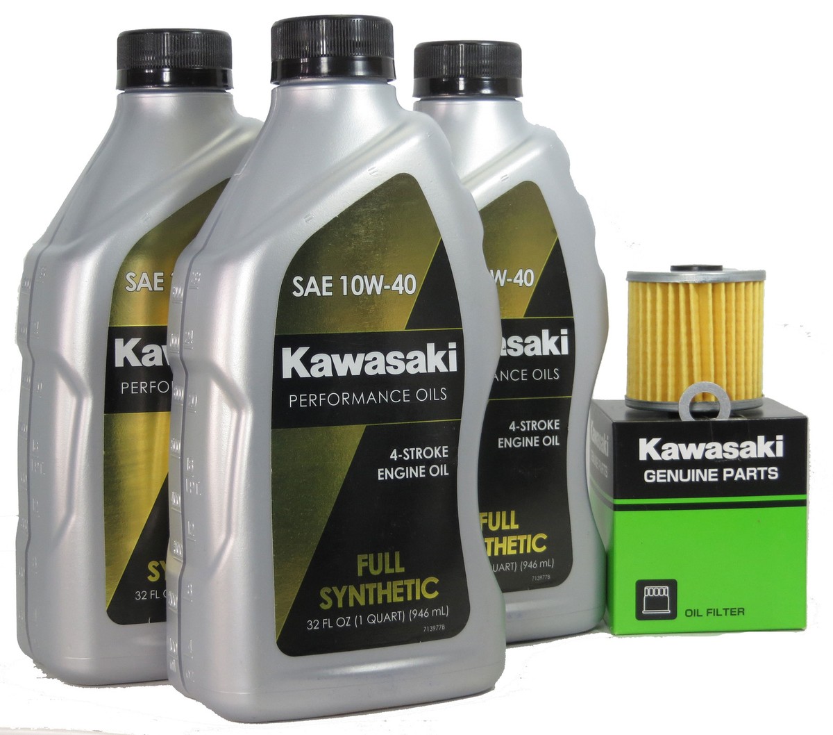 1996 Kawasaki Bayou 300 4x4 Full Synthetic Oil Change Kit | OE