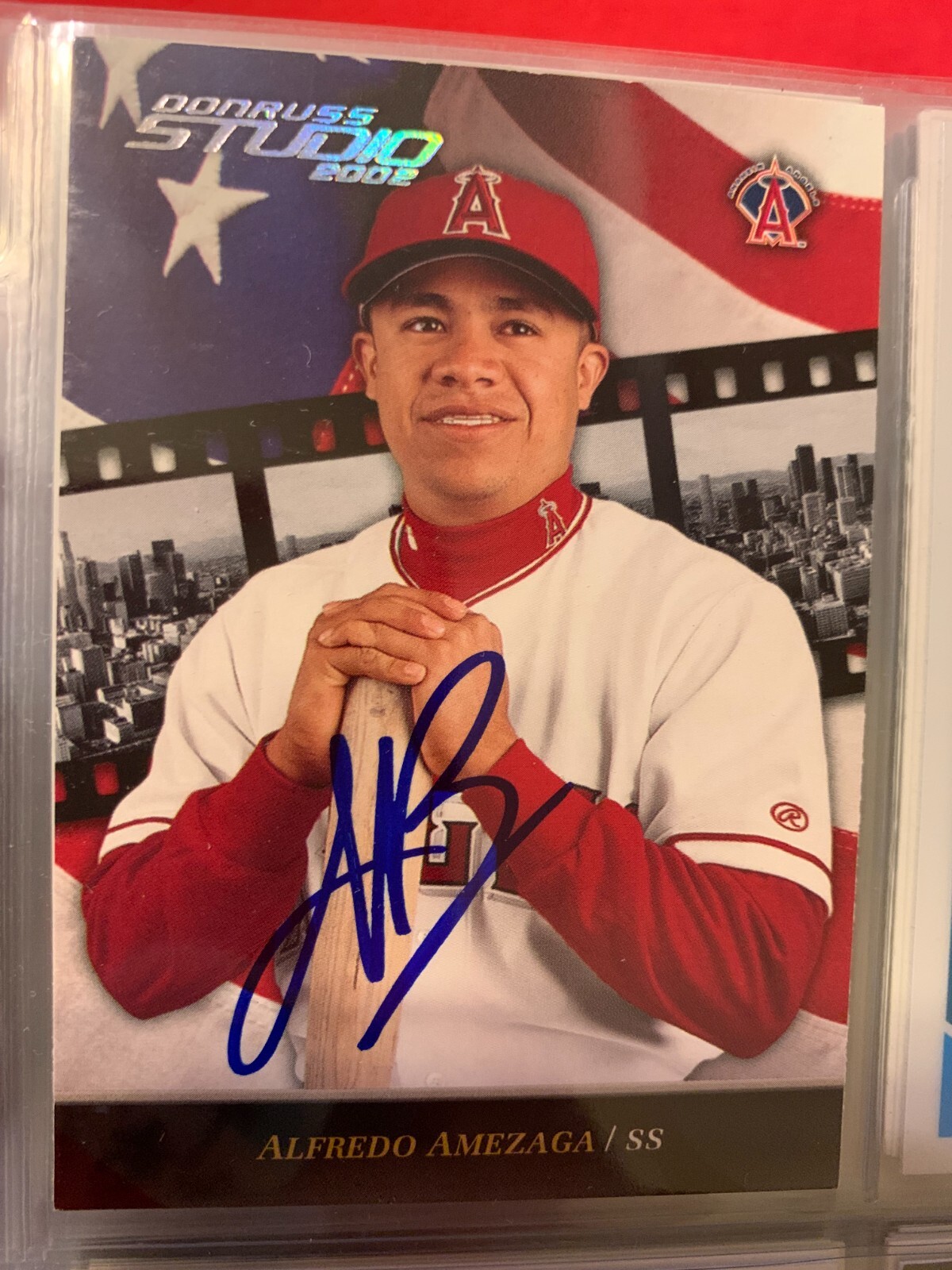 ALFREDO AMEZAGA AUTOGRAPHED SIGNED 2002 DONRUSS STUDIO CARD eBay