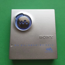 Sony Mini Disc Walkman Md Player Silver Model MZ-E510 Only Player no Battery