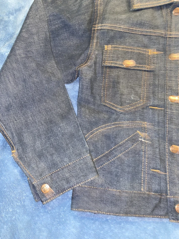Chaqueta Denim Dee CEE Vintage Años 70 Hecha en EE. UU. Juvenil Talla 12 (16.5 pulgadas W X 19 pulgadas L)  Foto 3 de 4