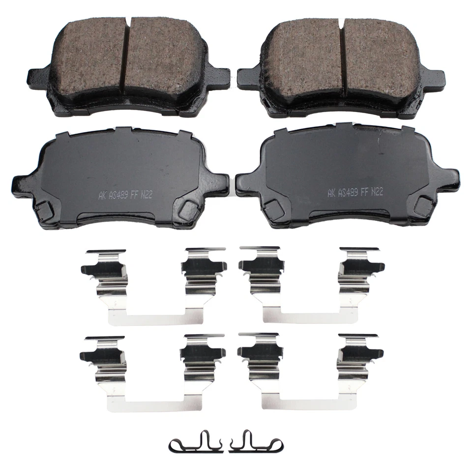 Передние дисковые тормозные колодки ProAct для Chevy HHR Malibu Pontiac G5 G6 Akebono ACT1160 - Изображение 2 из 4