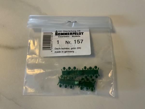 Sommerfeldt H0 Dach-Isolator Nr. 157 Brand new.