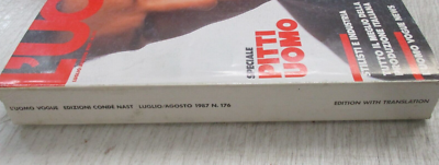 L'UOMO VOGUE MAGAZINE INTERNATIONAL EDITION JULY AUGUST 1987 #176