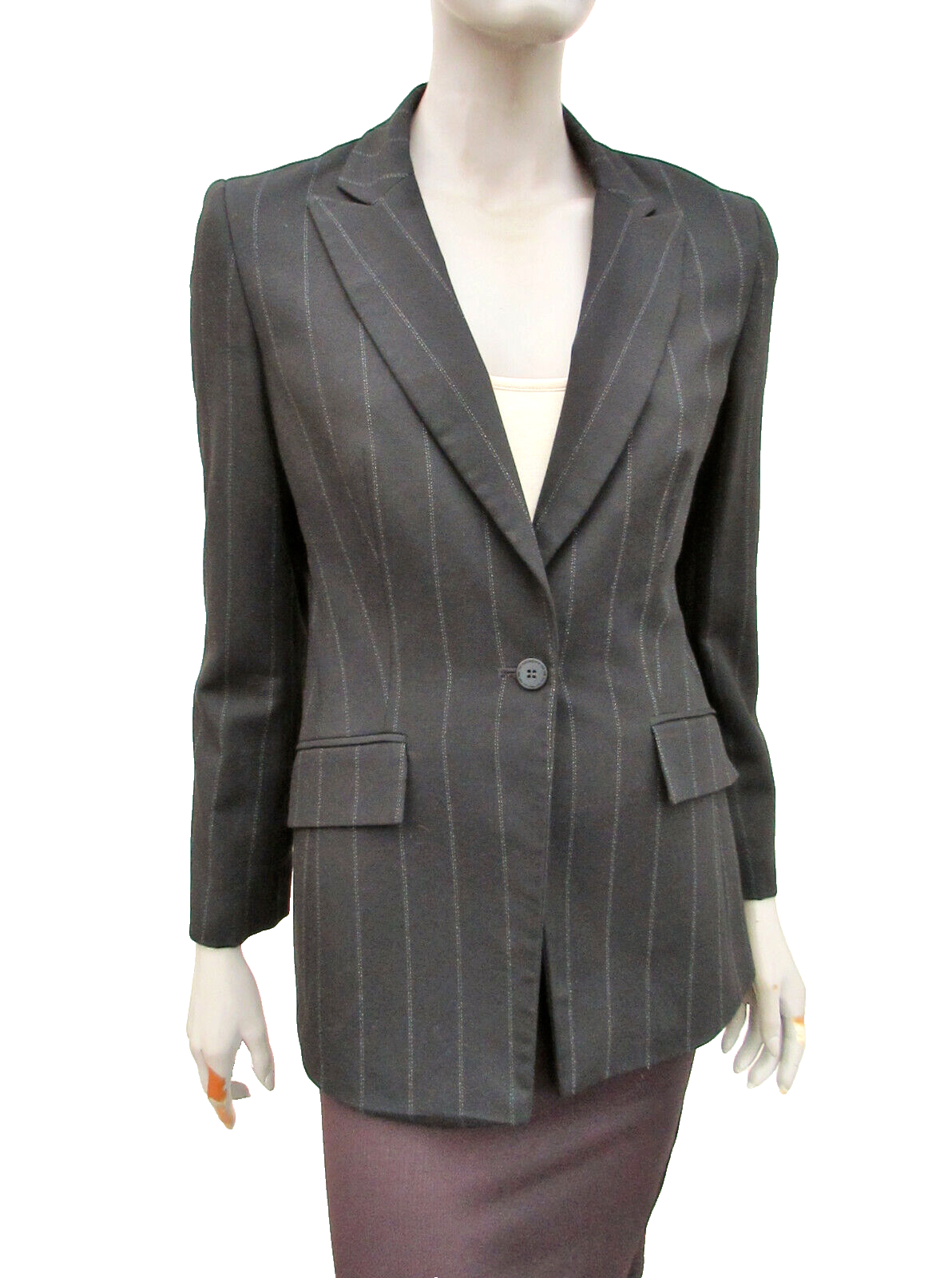 Jacket size 10 - Black Smart Pinstriped - Next-image