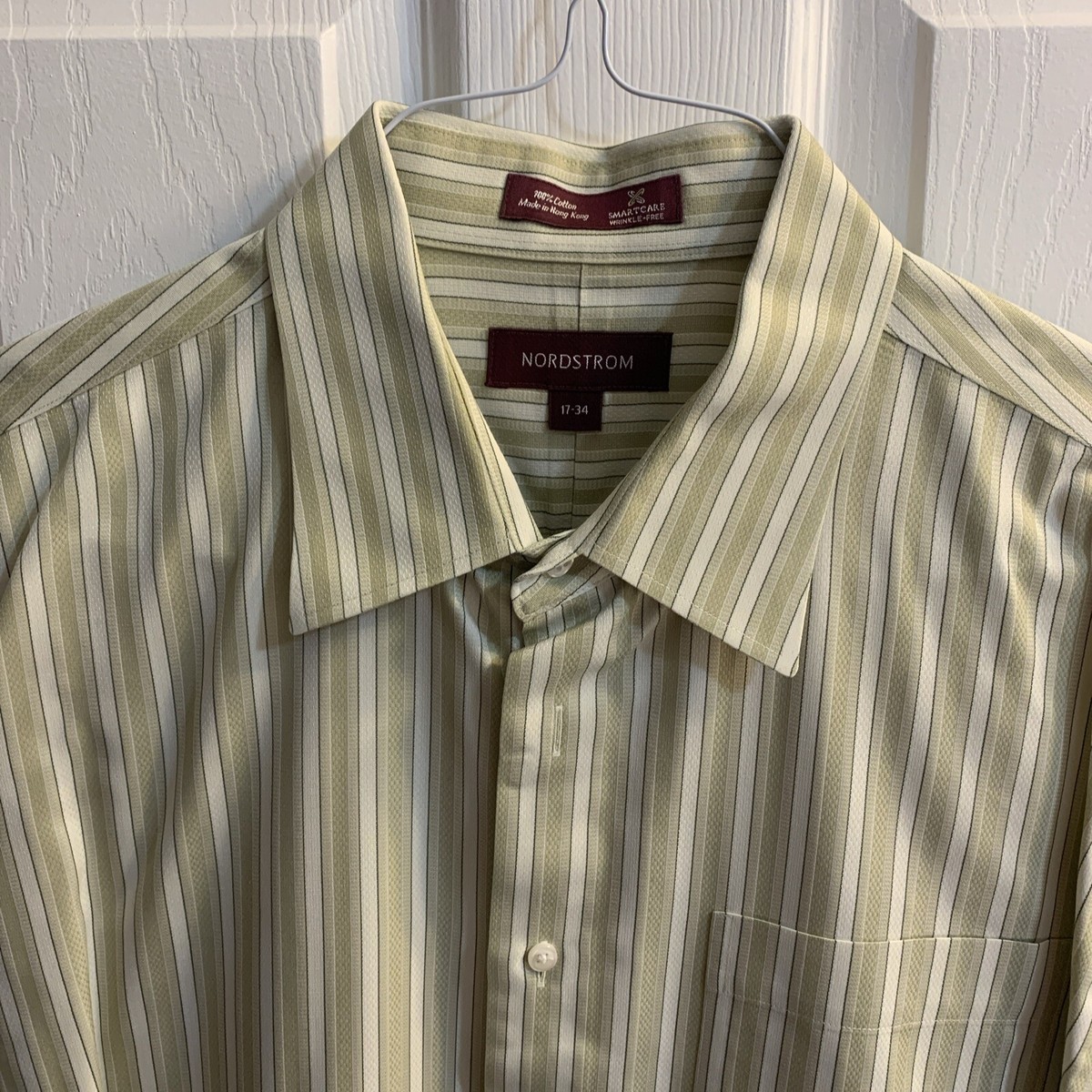 Nordstrom Mens Dress Shirt Sage Green Smartcare Wrinkle Free Long Sleeve 17 34 | eBay Nordstrom Mens Dress Shirt Sage Green Smartcare Wrinkle Free Long Sleeve 17 34 | eBay