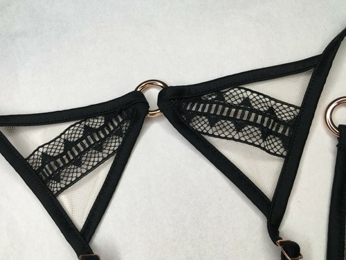LIVY MONOWIRE BRA 32C EUROPEAN 70C RED POINT VICTORIAS SECRET BLACK NUDE - Picture 3 of 7