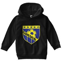 Sweden Soccer - Distressed Swedish Badge Proud Pride Toddler/Youth Hoodie