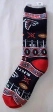 Atlanta Falcons Socks Large Size 10  to 13 Super Fan
