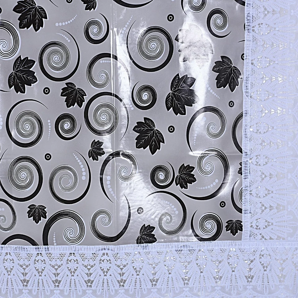 Waterproof Table Circle Print Dining Table Cover 6 Seater Cloth 90x60 Inch US - Image 4 of 4