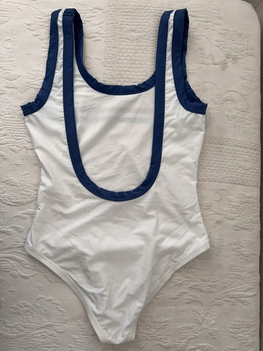 RVCA THROWBACK One Piece Swimsuit Open Back RETRO TOMBOY Woman’s Small - Picture 15 of 19
