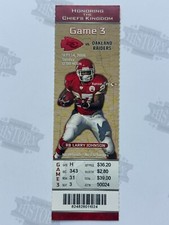 2008 Raiders Chiefs Ticket 9/14/08 Darren McFadden 1st Career TD Touchdown