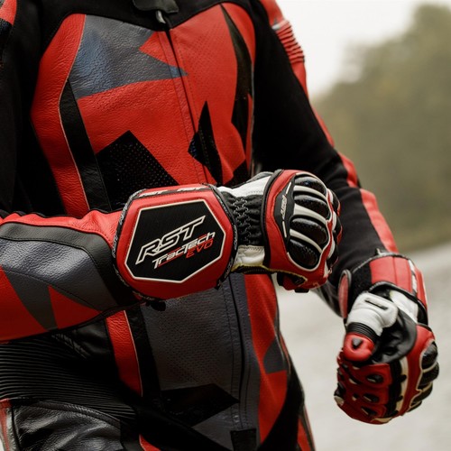 RST Tractech Evo 4 Mens Motorcycle Gloves Race Track Day Racing Bike Gloves - Picture 3 of 45