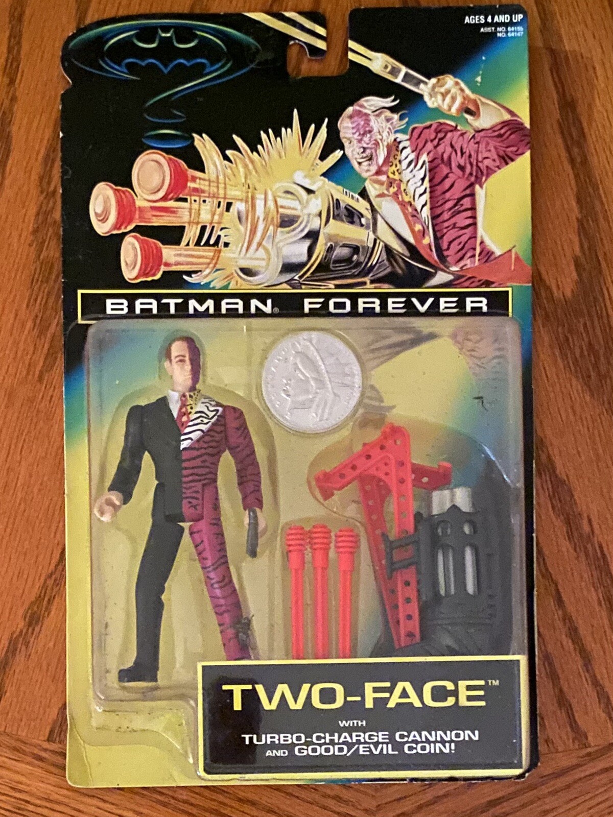 TWO-FACE Batman Forever (1995) Kenner Tommy Lee Jones Action Figure NIB New