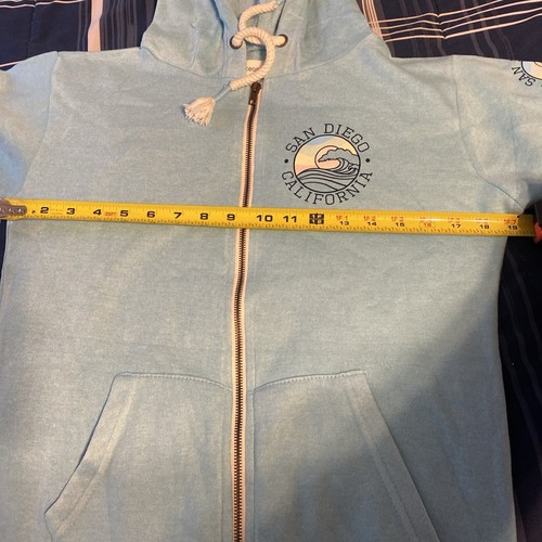 Ocean Drive Clothing Co. Women Soft Blue Zip Up Hoodie Small.NEW - Picture 6 of 7