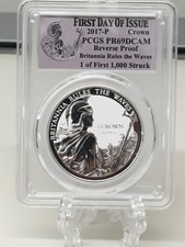 Britannia Rules The Waves 2017 Falkland Islands Silver 999 1 Oz Rev Proof Ebay