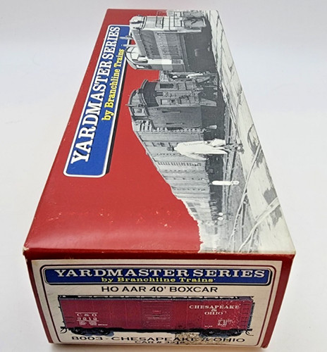Branchline HO Yardmaster Series Kit 40' AAR Boxcar 8003-Chesapeak & Ohio C #3212 | Zustand: New