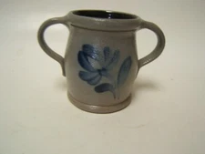 Rowe Pottery Works Childs 2 Handled Drinking Cup
