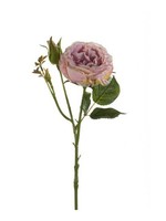 Artplants KüNstliche Blume Rose Cesca, Hellviolett, 40Cm
