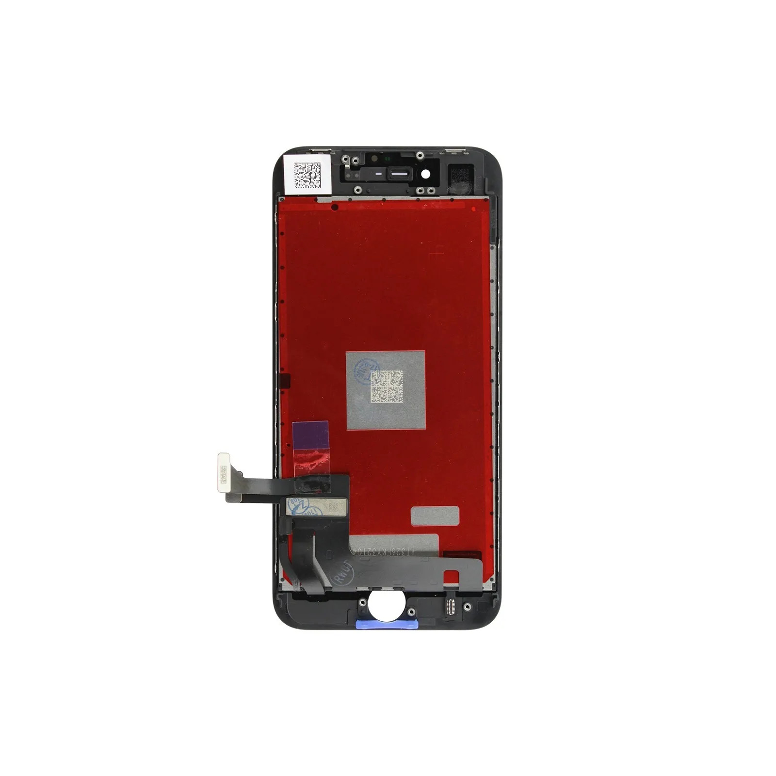 Écran LCD pour iPhone 8 noir avec vitre sur châssis pour réparer son téléphone soi-même