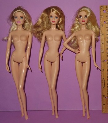 Barbie Model Muse Body Doll Millie Mackie Blonde Holiday Lot for OOAK or Play