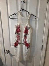 shareen collection dress white floral size 10 #S97 Pokemon