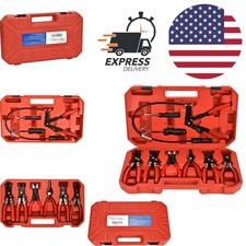 9 Piece Hose Clamp Pliers Set with Long Flexible Shaft for Automotive Use