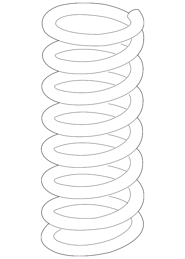 Muelle helicoidal genuino Honda 52441-SZA-R21 Foto 2 de 3