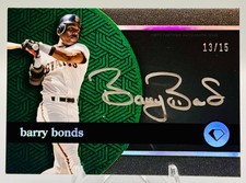 Barry Bonds 2024 Topps Diamond Icons Auto /15 Black Polychromatink SSP Giants HO