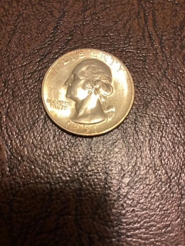 1951 S Washington Quarter Gem BU 90% Silver Better Date Free Shipping