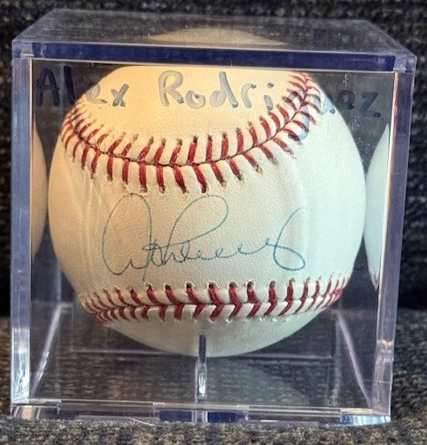 ALEX RODRIGUEZ Signed ROMLB Baseball Yankees Mariners AROD 14x All Star 3x MVP