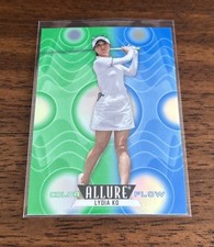 LYDIA KO 2026 UPPERDECK ALLURE GOLF GREEN-BLUE COLOR FLOW CARD 