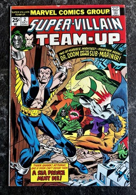 SUPER-VILLAIN TEAM-UP # 2 - (1975) MARVEL COMICS / NAMOR & DR. DOOM APP