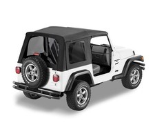 Bestop 51180-15 Black Denim Replace-a-Top Soft Top Tinted Windows-No door ski...