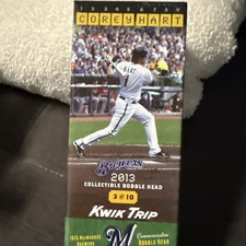 2013 Corey Hart Bobble Head new. In box 