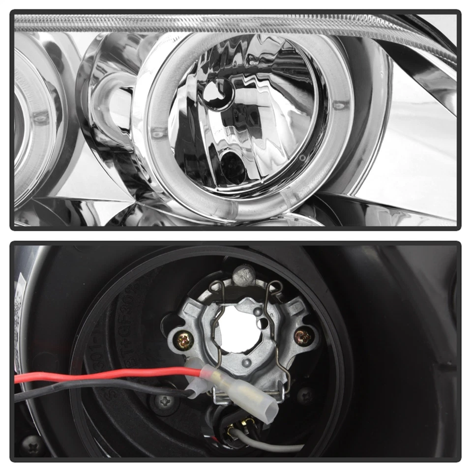 Spyder 自动 5009098 LED 光环投影仪前灯 铬/透明 — 第 3/4 张图片