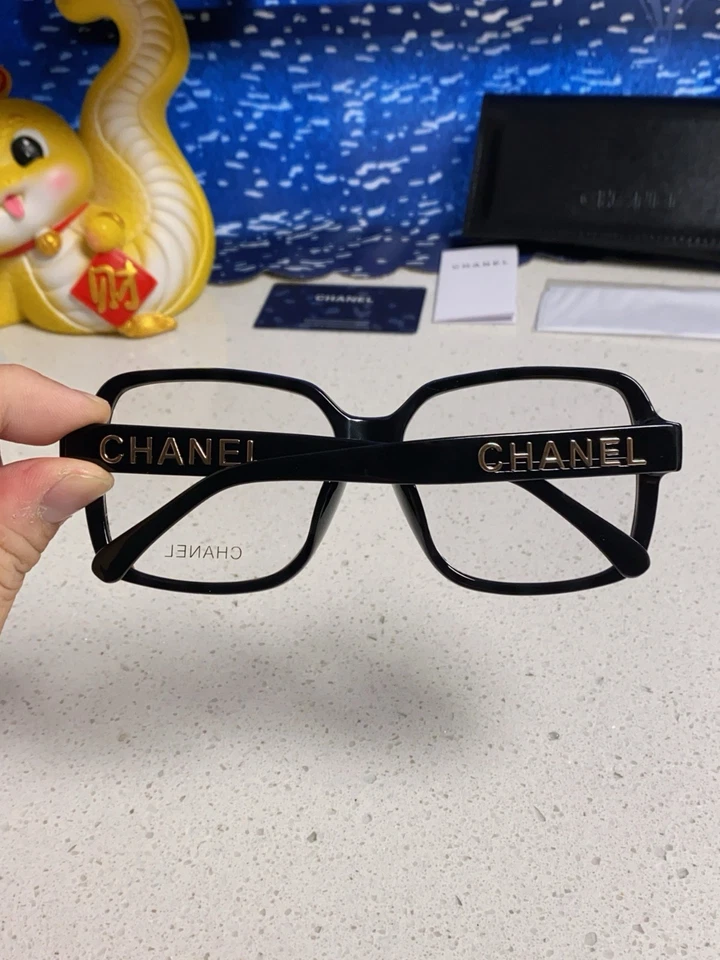 Chanel classic black frame unisex clear glasses CH5408/56-17-140 new - Image 2 of 4