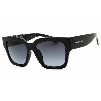 Draper James Women's Sunglasses Black Injected Propionate Square DJ9022 001