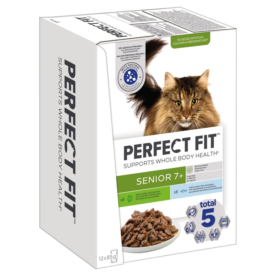 Perfect Fit Multipack Senior 7+ mit Truthahn und Karotten 12x85 g, UVP 9,99 EUR - Bild 2 von 4