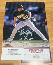 Huston Street Auto Autograph Signed 8x10 Photo Tri-Star COA Rare