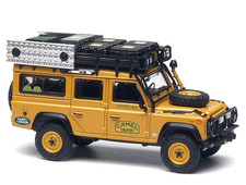 AR Box 1/64 Land Rover Defender 110 Camel Trophy Malaysia 1993 Diecast Car Model
