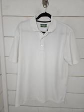 NWOT Ben Hogan Performance Large white texured polo shirt