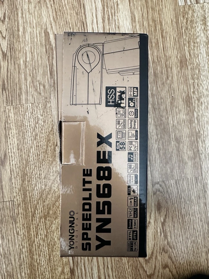 SPEEDLITE YN568EX by YONGNUO TTL Digital Hot Shoe Mount Flash For Nikon - Image 2 of 4