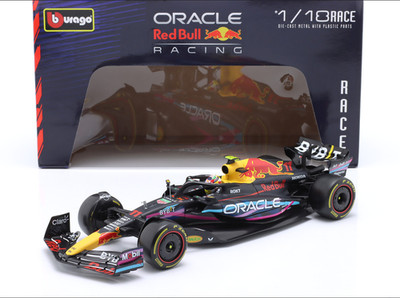 BBURAGO 1/18 - RED BULL RB19 - 2ND MIAMI GP 2023 (S. PEREZ) 18003-P-MIAMI