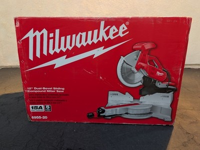 Milwaukee 6955-20 12'' Dual-Bevel Sliding Compound Miter Saw