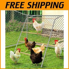 Durable Chicken Roosting Bars with Adjustable Height - Ideal for Healthier Hens
