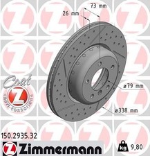 ZIMMERMANN Bremsscheibe 150.2935.32 f�r BMW
