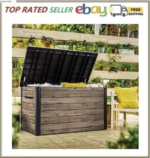Keter Resin Deck Box Signature Collection Indoor/Outdoor Storage, 230 Gallon
