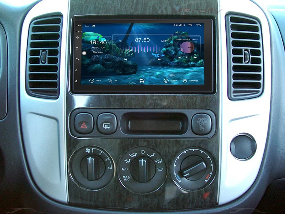For 2005–2007 Mercury Mariner Android 13 GPS Stereo Radio GPS, Wireless CarPlay Foto 4 de 4